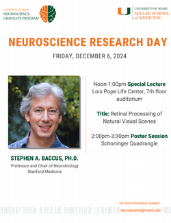 Neuroscience Research Day December 6, 2024